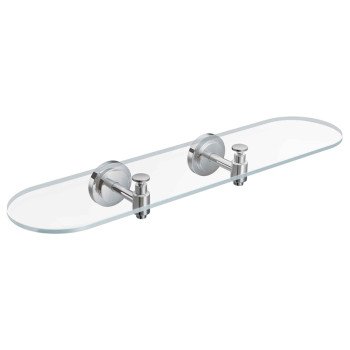 DN0790CH SHELF GLASS CHROME   