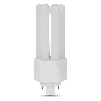 Feit Electric BPPLT18E827LEDG2HDRP LED Bulb, Triple Tube, PL Lamp, 18 W Equivalent, GX24Q-2 Lamp Base