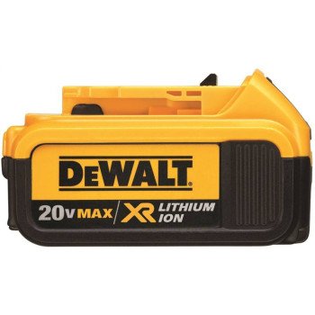 DEWALT Premium XR Series DCB204 Rechargeable Battery Pack, 20 V Battery, 4 Ah