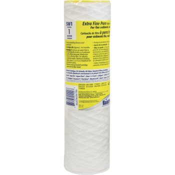 Rainfresh SW Series SW1 Filter Cartridge, 1 um Filter, Polypropylene Filter Media