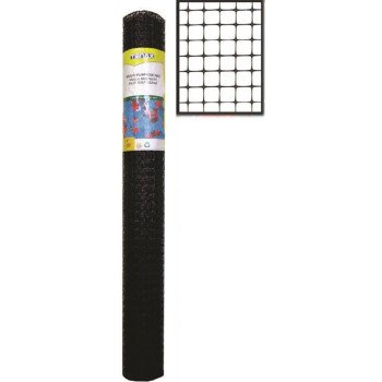 Tenax 419594 Net, 50 ft L, 4 ft H, Plastic, Black