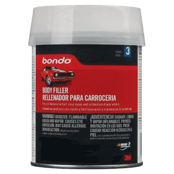 Bondo 261C Body Filler, 1 pt Can, Paste, Pungent Organic