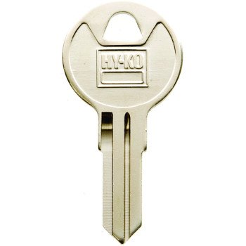 Hy-Ko 11010TM15 Key Blank, Brass, Nickel, For: Trimark Cabinet, House Locks and Padlocks