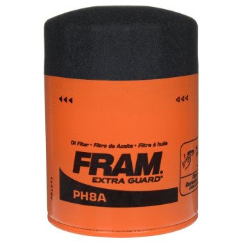 FRAM PH8A Full Flow Lube Oil Filter, 3/4- 16 Connection, Threaded, Cellulose, Synthetic Glass Filter Media