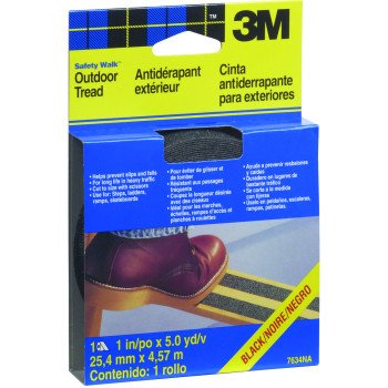 3M Safety-Walk 7634 Outdoor Tread, 4.572 m L, 1 in W