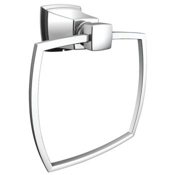 Moen Boardwalk Series Y3286CH Towel Ring, Aluminum/Zinc, Chrome, Screw Mounting