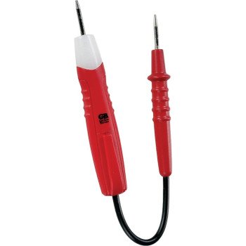 Gardner Bender GET-3100 Circuit Tester, 80 to 250 VAC/VDC, Neondicator Display, Functions: Voltage, Red