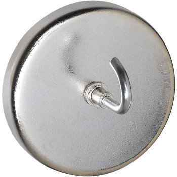 National Hardware V7531 Series N302-216 Magnetic Hook, Steel, Nickel, 20 lb