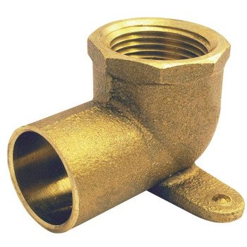 Elkhart Products 10156858 Pipe Elbow, 3/4 in, Compression x Female, 90 deg Angle, Brass