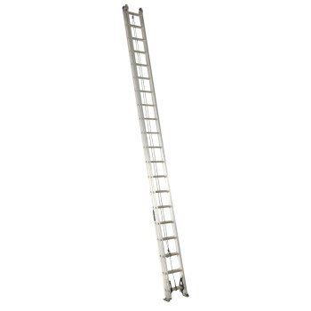 Louisville AE2200 Series AE2240 Extension Ladder, 37 ft 3 in H Reach, 300 lb, 40-Step, 1-1/2 in D Step, Aluminum