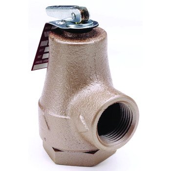 Watts 374A Pressure Relief Valve, 3/4 in, FIP, Iron Body