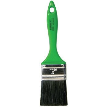 Bennett P0 GRN 50 Paint Brush, 2 in W, Polyester Bristle