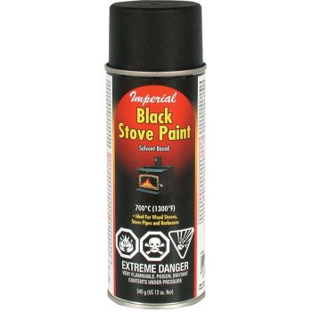 Imperial KK0197 Stove Paint, Gas, Ketone, 12 fl-oz Aerosol Can