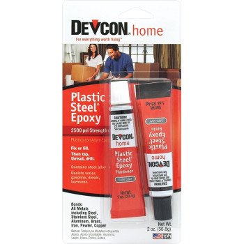 Devcon 52345 General-Purpose Epoxy, Liquid, Black, 1 oz, Tube