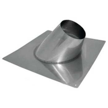 AmeriVent 8RF Roof Vent Flashing, 21 in OAL, 21 in OAW, Galvanized Steel