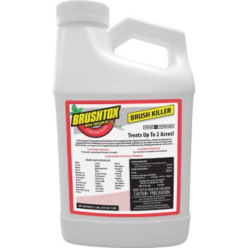 Brushtox 75261 Concentrated Brush Killer, Liquid, Light Yellow, 64 oz