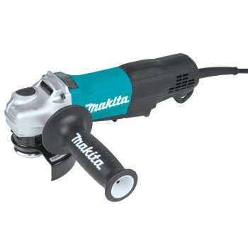 Makita GA5053R Angle Grinder with Non-Removable Guard, 11 A, 5/8 in Spindle, 5 in Dia Wheel, 11,000 rpm Speed