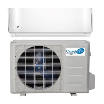 Coast air A-CAD09-0 Heat Pump, 115 V, 60 Hz, 9000 Btu/hr Cooling, 12.7 Btu/W-hr EER, 172 to 252 sq-ft Coverage Area