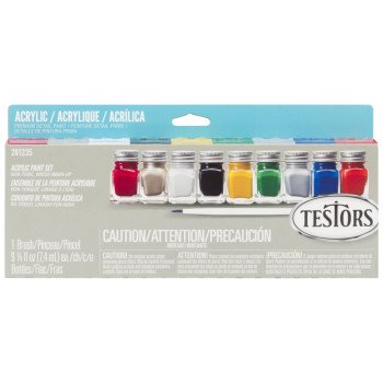 Testors 281235 Craft Paint Set, 0.25 oz