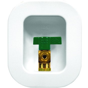 Oatey 39133 Ice Maker Outlet Box, Brass