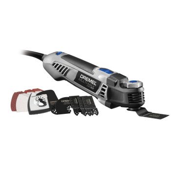 Dremel MM50-01 Oscillating Tool Kit, 10,000 to 21,000 opm, 3.2 deg Oscillating, Variable Speed Control