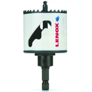 Lenox Speed Slot 1772779 Hole Saw, 2 in Dia, 1-9/16 in D Cutting, 1/4 in Arbor, HSS Cutting Edge