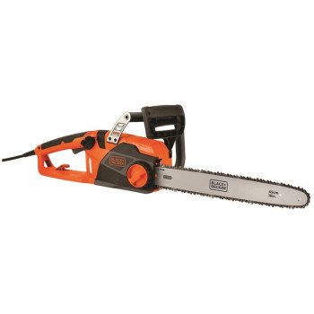 Black+Decker CS1518 Chainsaw, 15 A, 120 V, 18 in L Bar/Chain