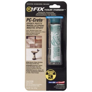 Protective Coating PC-CRETE 025581 Epoxy Putty, Off-White, Solid, 2 oz, Cylinder