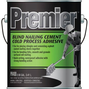 Henry PR400042 Adhesive Cement, Black, Liquid, Paste, 1 gal