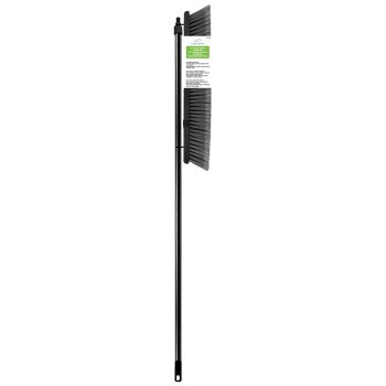 Simple Spaces 3024 Push Broom, 24 in L Trim, 55-1/8 in L, Threaded, Metal Handle