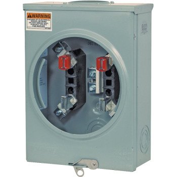 Siemens SUAT111-0G Meter Socket, 1 -Phase, 135 A, 600 V, 4 -Jaw, Overhead, Underground Cable Entry