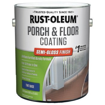 Rust-Oleum 262361 Porch and Floor Coating, Semi-Gloss, Liquid, 1 gal, Can