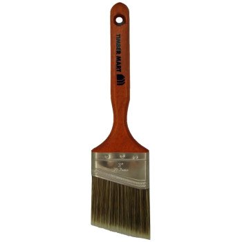 Nour 1331-75TBM Paint Brush, 3 in W, Angle Brush, Polyester Bristle, Sash Handle