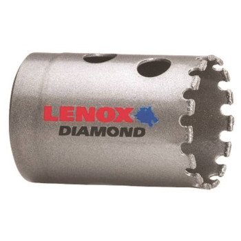 Lenox Diamond 1211722DGHS Hole Saw, 1-3/8 in Dia, 1-5/8 in D Cutting