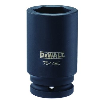 DEWALT DWMT75148OSP Impact Socket, 33 mm Socket, 3/4 in Drive, 6-Point, CR-440 Steel, Black Oxide