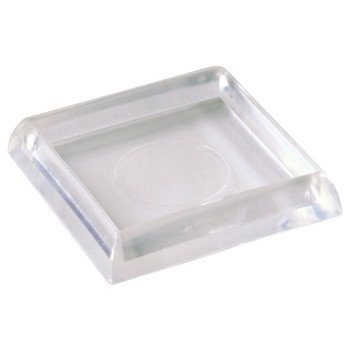 Shepherd Hardware 9089 Caster Cup, Plastic, Clear, 4/PK