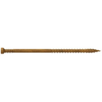 Simpson Strong-Tie FT07300R100 Screw, #7 Thread, 3 in L, Serrated Thread, Trim Head, 6-Lobe Drive, Saw Tooth Point