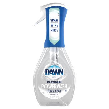 Dawn Platinum 65732 Dish Soap Spray, 16 oz, Liquid, Free and Clear Scent, Clear