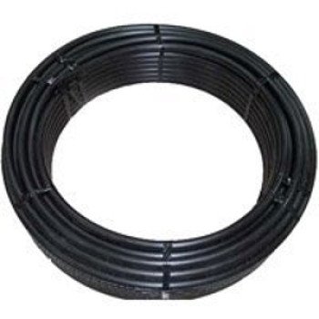 Cresline 18535 Pipe Tubing, 1-1/8 in OD, 1 in, Plastic, Black, 100 ft L