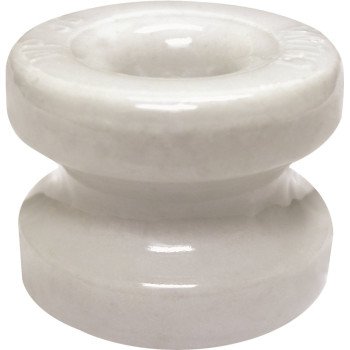 Zareba WP36/05820-96 Large Corner Insulator with Washer, Polywire, Ceramic, White