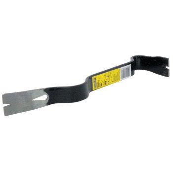 STANLEY 55-525 Pry Bar, 15 in L, Beveled Tip, 1-3/4 in Claw Blade Width 1, 1-3/4 in Claw Blade Width 2 Tip, HCS