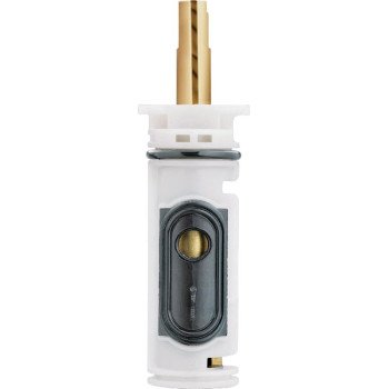 Moen Posi-Temp Series 1222 Standard Cartridge, Metal, Brass, 4-1/8 in L, For: Moen Faucets