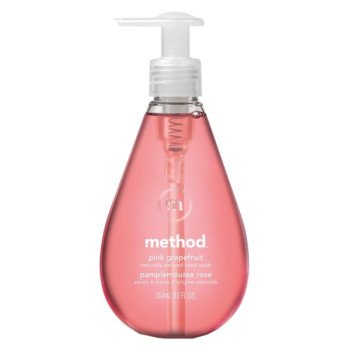 method 39 Gel Hand Wash, Gel, Pink, Pink Grapefruit, 12 oz Bottle