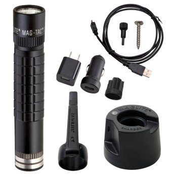 FLASHLIGHT LED W/RCHGBL USB BS