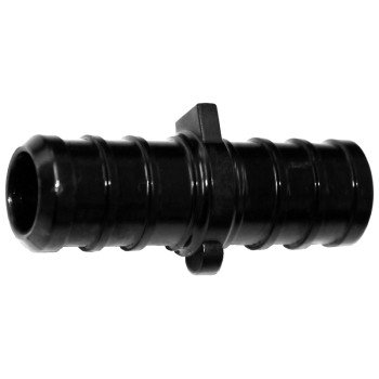 BOW 502138 Coupling, 1/2 in, Poly, Black