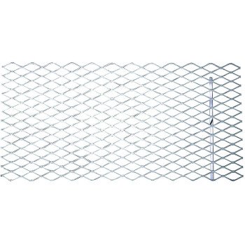 Stanley Hardware 4075BC Series N215-798 Expanded Grid Sheet, 13 ga Thick Material, 12 in W, 24 in L, Steel, Plain