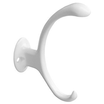 National Hardware V8008 N806-810 Garment Hook, 2-Hook, Zinc