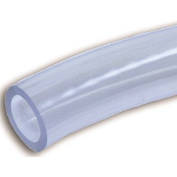 Abbott Rubber T10005011 Tubing, 1/2 in, PVC, Clear, 75 ft L