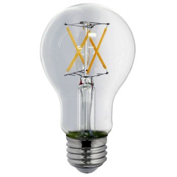 Feit Electric BPA1940CL927CA/FIL/2 LED Bulb, General Purpose, A19 Lamp, 40 W Equivalent, E26 Lamp Base, Dimmable, Clear