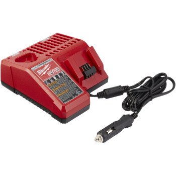 Milwaukee 48-59-1810 Vehicle Charger, 18 V Output, Red